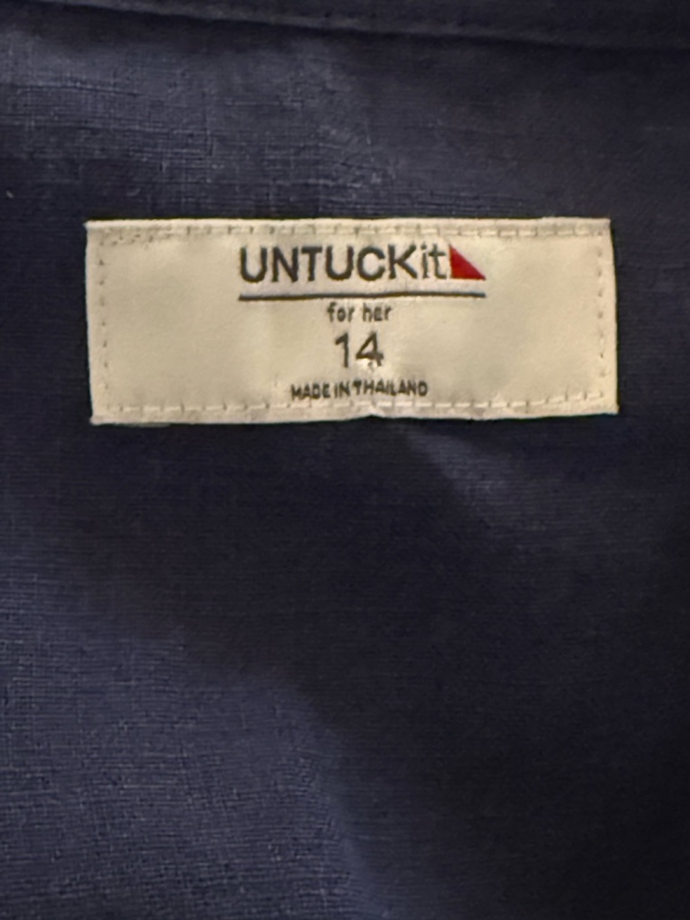 UNTUCKit Linen Shirt Dress 14 - Picture 2 of 4